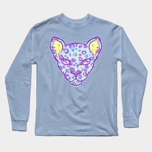 80s Pastel Leopard Long Sleeve T-Shirt